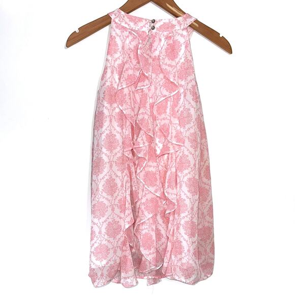 Disney D-Signed Beauty and the Beast Girls Brocade Chiffon Ruffle Tank Dress - Picture 8 of 13